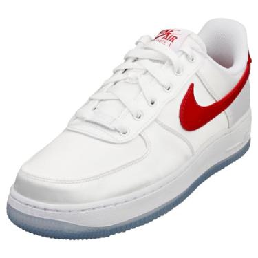Imagem de Nike Tênis de Basquete Fitness Feminino, Branco/vermelho universitário, 9.5