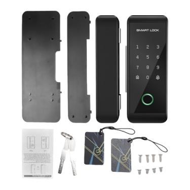 Imagem de Fockety Segurança Smart Lock, Ty Wi -Fi Printingless Sem Chave de Entrada Trava de Porta Com Controle de Aplicativo Acesso Remoto Cartão de Senha Desbloqueio, Porta da Frente Smart Lock