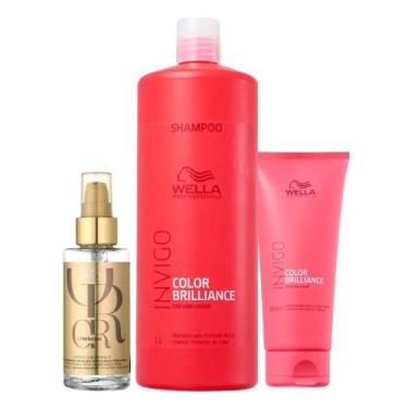 Imagem de Kit Wella Professionals Invigo Color Brilliance Shampoo 1 Litro + Cond
