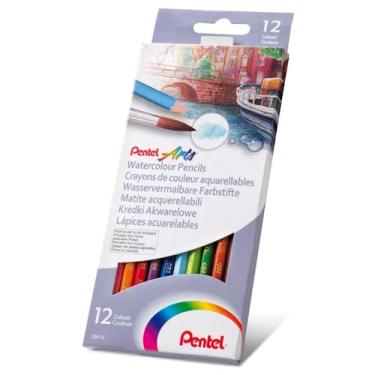 Imagem de Pentel Conjunto de lápis de aquarela para artes - sortido (pacote com 12)