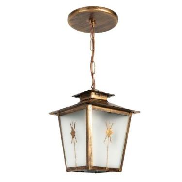 Imagem de Luminária Lustre Pendente de Teto Vidro Mini Boreal 05C Kit 2 Peças - 