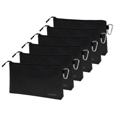 Imagem de Bolsa de ferramentas, bolsa com zíper, pacote com 6 unidades, tela pre