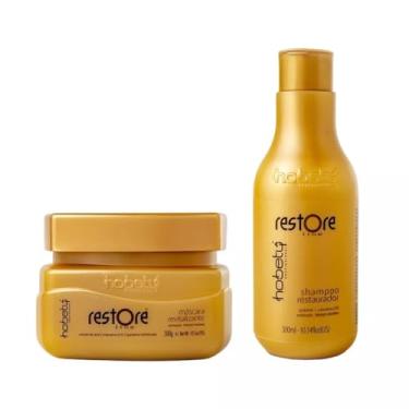 Imagem de Hobety Duo Shampoo + Máscara Pequeno Restore Line