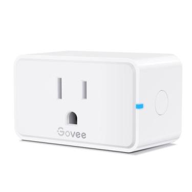Imagem de A tomada Bluetooth WiFi Smart Plug Govee 15A funciona com Alexa, 1 pac