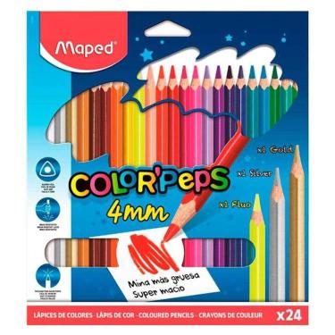 Imagem de Lápis de cor Color`Peps 4mm 24 cores 835524ZV Maped