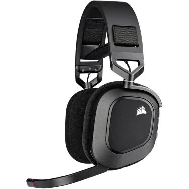 Imagem de Headset Gamer Corsair HS80 RGB Wireless Branco/Preto