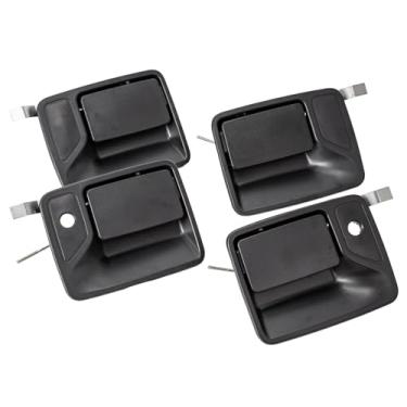 Imagem de LesNau Maçaneta externa para Ford F250 F350 F450 F550 F650 F750 1999-2016 Excursion 2000-2006, substitui 4C3Z2522405AAA, 7C3Z2522405AA, 4C3Z2522405AA, 4C3Z2522405AA, 4C3Z2522405AA. 04AAA, 7