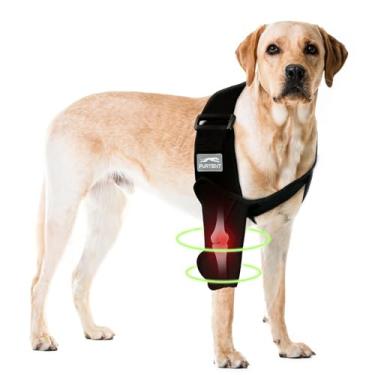 Imagem de Suporte de perna frontal para cães para displasia de cotovelo, deslocamento do ombro, higroma, protetor de cotovelo para evitar lamber ferimentos, evitar cone de vergonha, manga de recuperação de cães