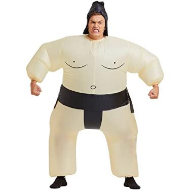 Imagem de YEAHBEER Fantasia inflável de sumo, fantasia de Halloween cosplay para adultos, Adulto, Adult
