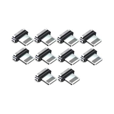 Imagem de Ponteiras Magnéticas Tipo C Micro USB 10 Peças Peça De Reposição Para 