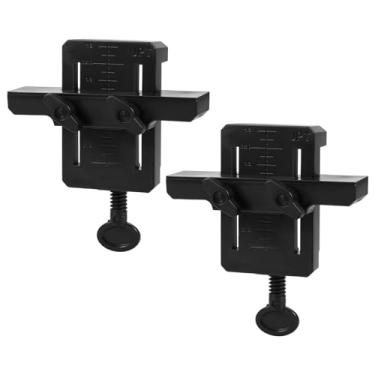 Imagem de ZJMCAJY 2 peças/1 peça gabarito de montagem de porta de armário ajustável dobradiça oculta gabarito gabarito gabarito gabinete estável braçadeira de instalação portátil braço de suporte de porta