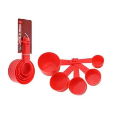 Imagem de Colheres para Medidas kit com 5 Peças Plástico - Medidores - Clink