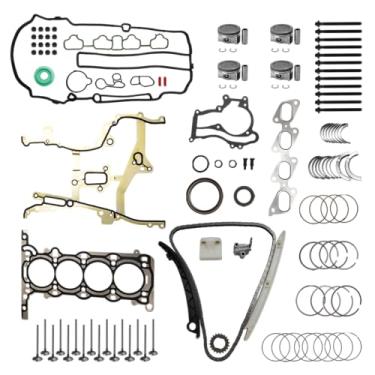 Imagem de Kit de corrente de distribuição de junta de cabeça Conjunto de pistão e anéis para Chevy Trax/Sonic/Cruze/Cruze Limited 2011-2016, para Buick Encore 2013-2016 1.4L #HS26540PT-1, HSCV001, HS54898