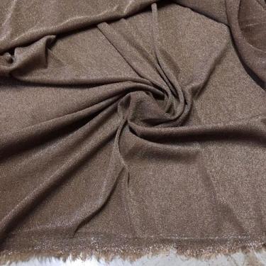 Imagem de Tecido Malha Lurex com Fio Prata Cores MT - Livia Tecidos, Capucino