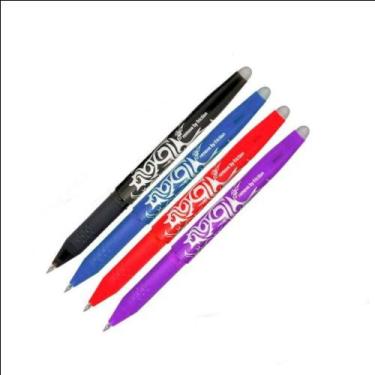 Imagem de Caneta esf apagavel ball frixion 0.7 mm kit 4 cores- pilot