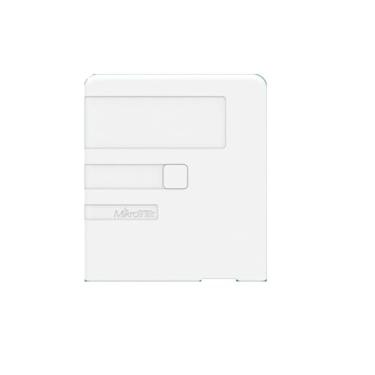 Imagem de Mikrotik GPEN11 é um injetor de energia que pode ser montado em uma parede com porta Gigabit