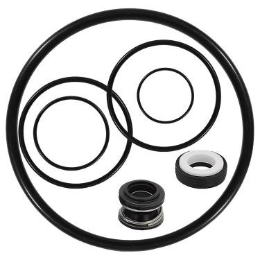 Imagem de GnDaYoug Kit de reparo de vedação de eixo e anel de vedação PS-200 para bomba de piscina Pentair Pac-Fab Challenger GO-KIT5 – Inclui vedação mecânica, 5 anéis de vedação (tampa 350013, filtro, união
