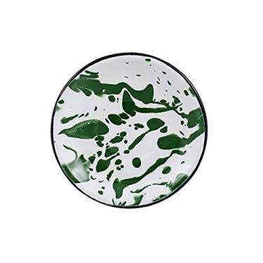 Imagem de Pires p/xícara 6 Esmaltado Marmorizado Verde - Ewel