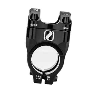 Imagem de UGPLM Suporte de bicicleta de estrada, suporte de garfo dianteiro para reparo, diâmetro do guidão 1,25" de substituição para bicicletas BMX Downhill, Preto