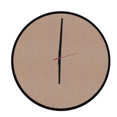 Imagem de Relógio Round Preto Mostrador Camurça Ponteiro Preto 50 cm 