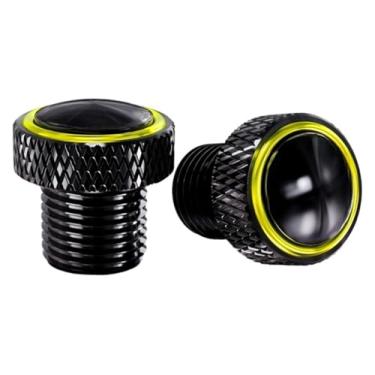 Imagem de Acessórios de motocicleta M10*1,25 Alumínio Espelho Orifício Plugues Parafusos Parafusos Tampas Compatíveis com Y&AMAHA MT 07 09 10 MT07 MT09 MT10SP FZ09 FZ07 (Ouro)