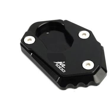 Imagem de BYYINGSUS Suporte lateral de alumínio CNC Suporte lateral para ampliar acessórios de motocicleta compatíveis com Ninja1000 SX Z1000SX 2015-2023 (preto)