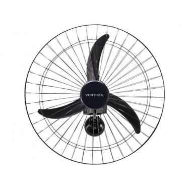 Imagem de Ventilador de Parede Oscilante 60cm 220v New 147w Preto