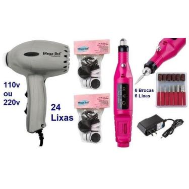 Imagem de Pedicuro Elétrico Compact Esfoliador para os Pés Prata + 24 Lixas + Li