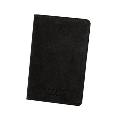 Imagem de Carteira de Couro Mariart Buriti Suede, Preto