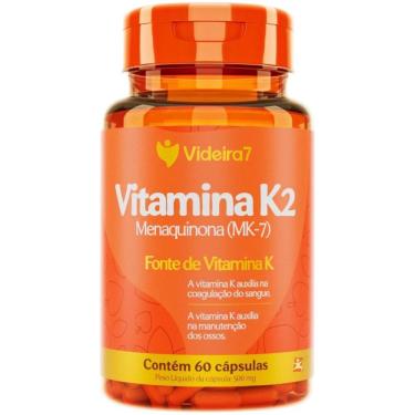 Imagem de Vitamina K2 Menaquinona Mk-7 1 Cápsula Ao Dia 100% Idr 60