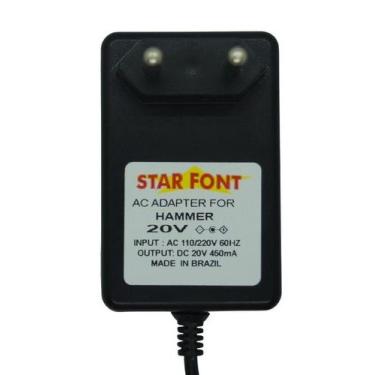 Imagem de Carregador Compatível para Parafusadeira Hammer PLI-200 20V 450mA - St