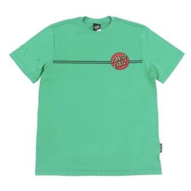 Imagem de Camiseta Santa Cruz Classic Dot - Verde-Masculino