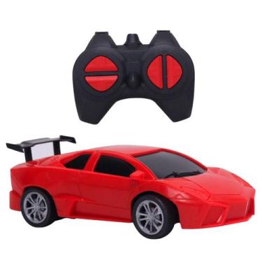 Imagem de Carro de Controle Remoto Esportivo Com Luz Volante Vermelho - Castela