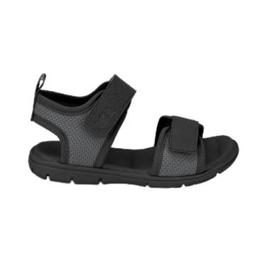 Imagem de Sandália Infantil Bibi Sandals Kids Cinza com Preto 30