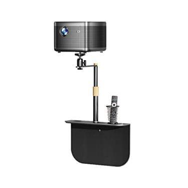 Imagem de SUNESA Suporte de projetor suporte de projetor de cabeceira prateleira de parede projetor de mesa perfurado suporte universal oculto para sofá doméstico pprojetor