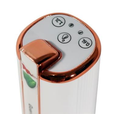 Imagem de Bomba Elétrica Dispenser De Galão Universal Com Carregamento USB Para Galão Garrafão De Água luxo(Branco/rosê)