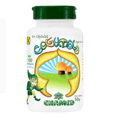 Imagem de Cogumelo Agaricus Blazei (Cogumelo do Sol) 100 cápsulas de 500mg