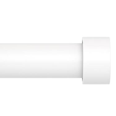Imagem de Varão de cortina GSBLUNIE branco extra longo 76-610 cm Heavy Duty