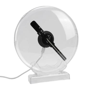Imagem de Asixxsix Ventilador de Holograma 3D, Projetor Holográfico LED HD de 20 Cm Com Controle Remoto e 80 Contas de LED, Compatível Com AVI RMVB MP4 GIF JPG, para Mall Hotel KTV Airport