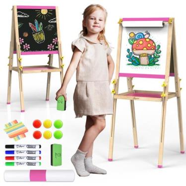Imagem de Art Easel Joyooss para crianças de 2 a 8 anos com rolo de papel e ímãs