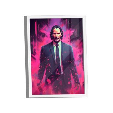 Imagem de Quadro John Wick Purple -- Br Artes