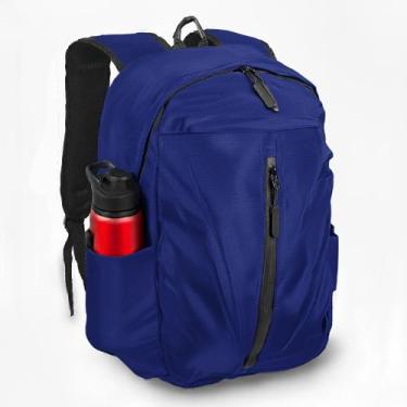 Imagem de Mochila Reforçada Academia Leve Notebook Trabalho Escola - i fast, Azu