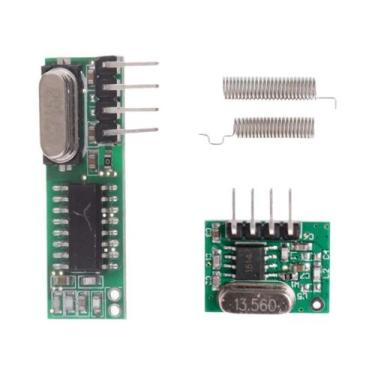 Imagem de Módulo Transmissor Receptor RF 433 Mhz Para Kit DIY Arduino Controle R