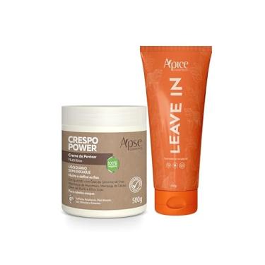 Imagem de KIT CREME DE PENTEAR CRESPO POWER 500G E LEAVE IN 300G ÁPICE