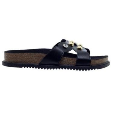 Imagem de Chinelo Slide Feminino Flat Trotorado Beira Rio 8523.110 Preto-Feminino