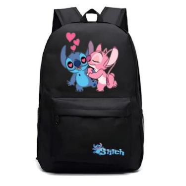 Imagem de Mochila Bolsa Unissex Escolar Resistente Alça Reforçada Moderna Faculd