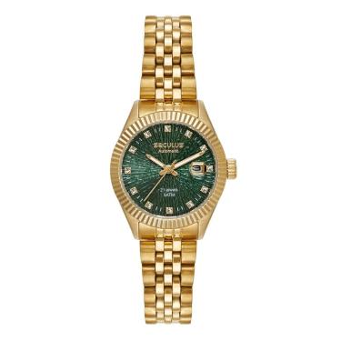 Imagem de Relógio Seculus Feminino Ref: 44291lpsvda1 Automático Dourado
