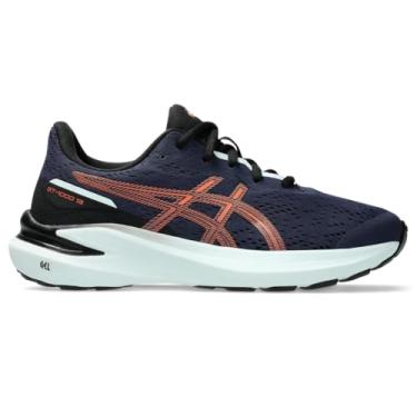 Imagem de ASICS Tênis de corrida infantil GT-1000 13 Grade escolar, Midnight/Nova Orange, 14