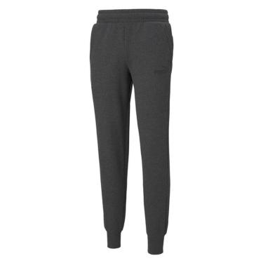 Imagem de Calca Moletom Puma Ess Logo Fleece Classic Masculino Cinza Escuro-Masculino