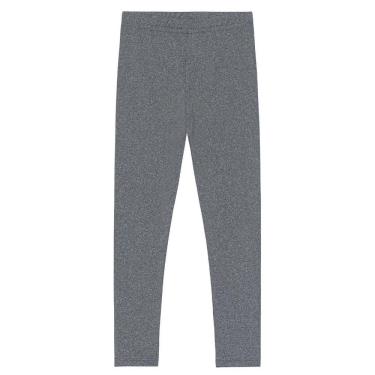 Imagem de Calça legging infantil unissex térmica leve Brandili-CINZA